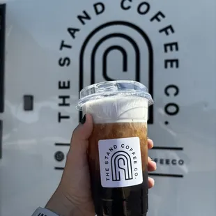 Lavender cold foam cold brew