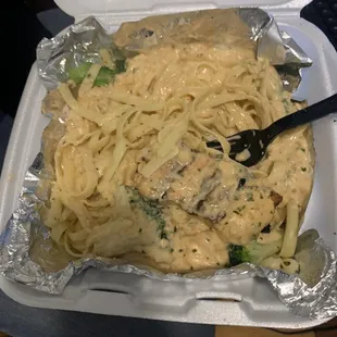Salmon Alfredo