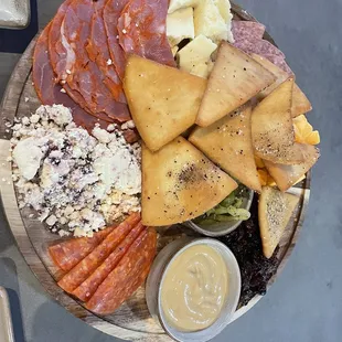 Meat and cheese board