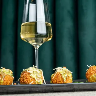 Wine bar with appetizers