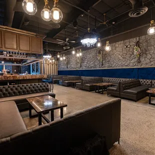 Inside cocktail lounge area