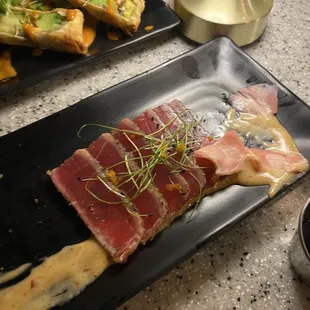 Ahi Tuna done Perfectly and was yum