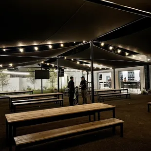 The outside area is fantastic