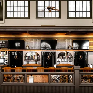 the interior of a restaurant