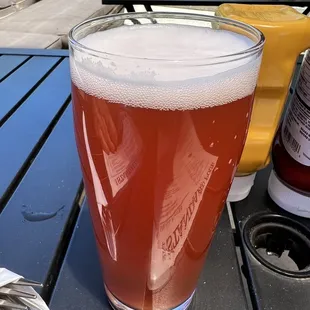 Blood orange beer! Yum!