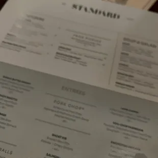Menu, sorry it's blurred