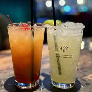 Pomegranate sunrise + Margarita
