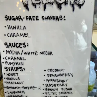 Flavors