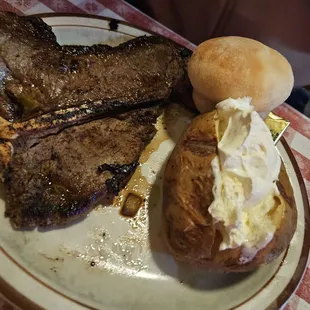 T-Bone steak...again overcooked!  Asked for medium rare and got well done. WTH.