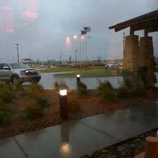 It's a crappy day outside. Otherwise, the view is pretty good.