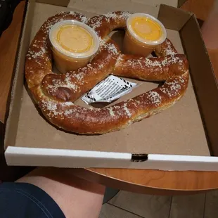 That cute pretzel face is just waiting to be devoured!