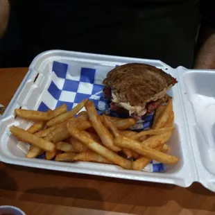 Finally! He sat it down for a second. Lol!