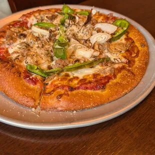 Thin crust classic pizza