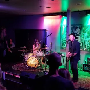 Little Hurricane playing the Starlet Room (upstairs) at Harlow&apos;s.