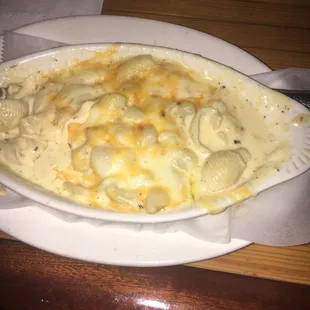 Scallops Mac&amp; cheese yummy!!