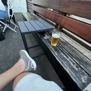 outside