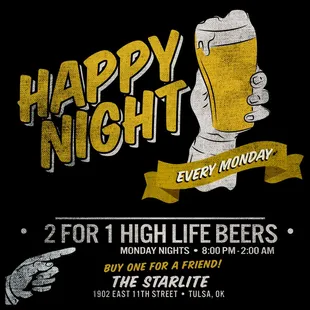Monday NIght - 2 for 1 Beers!