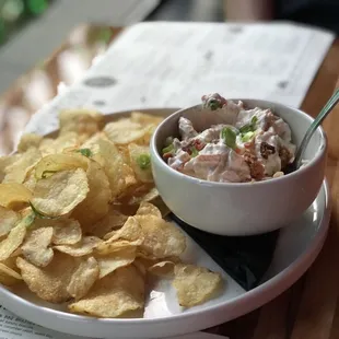 Loaded baked potato dip.