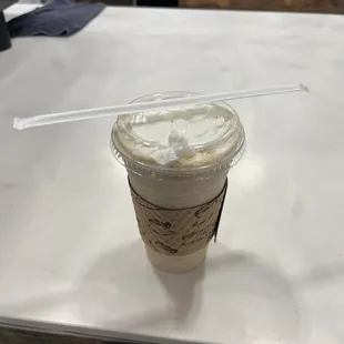 Vanilla bean frappe