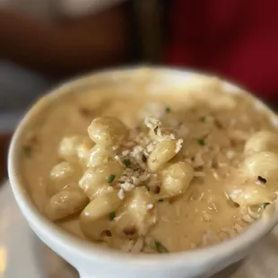 Cheese. And spiral Mac
