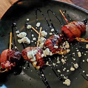 Bacon wrapped dates