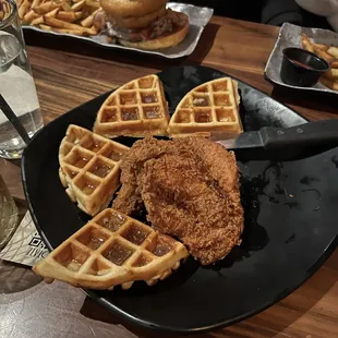 Chicken and Waffles Plate
