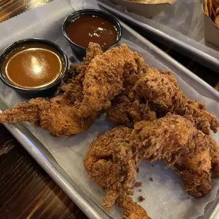 Crispy Chicken Tenders (very good! Loved the batter!)