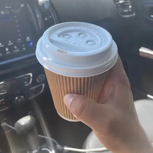 Small hot Americano coffee!