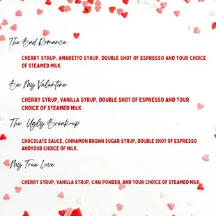 Valentines Day Specials