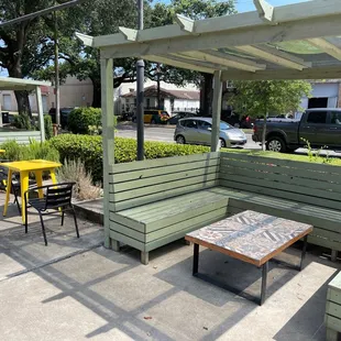 Patio seating