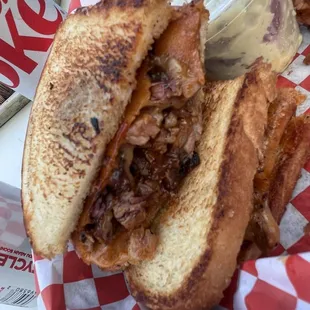 Spicy Brisket Grilled Cheese