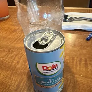 Really? Dole brand pineapple juice?  WTH?