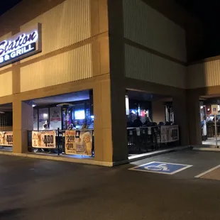 Outside
