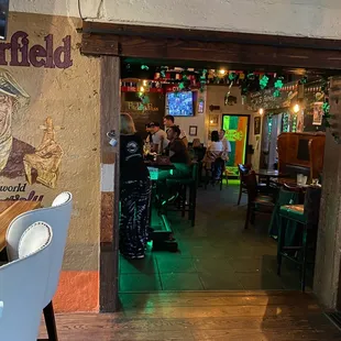 Additional small bar attached to the main dining room and dance floor.