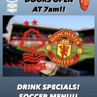 Paddy's Station is your soccer home!! Come enjoy a pint with us!!