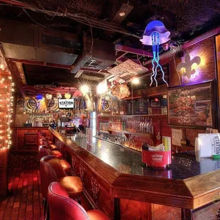 the bar and bar