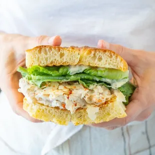 Chicken Caesar Focaccia