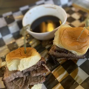 Brisket sliders