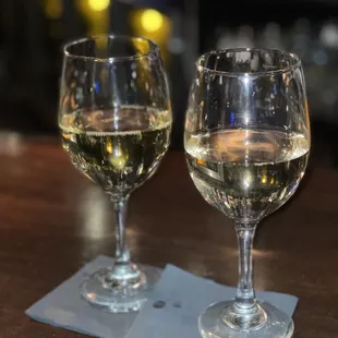 Pinot Grigio and Chardonnay