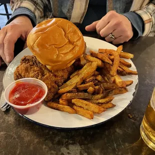 Hot Chicken Sandwich