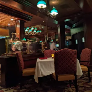 Dining Room showing where they prepare the steaks