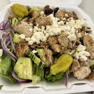 Greek Grilled Chicken Salad