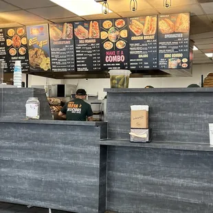  man working behind the counter