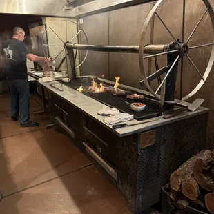 Grilling on Mesquite