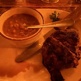 Filet Mignon w/ Beans