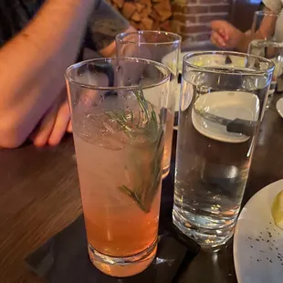 Special gin cocktail.