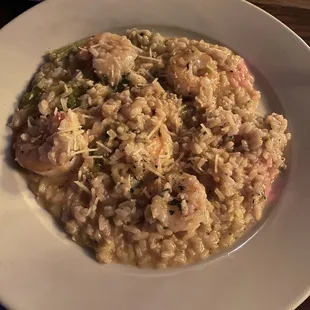 Shrimp risotto