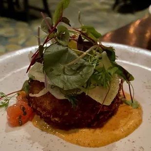 a plate of food