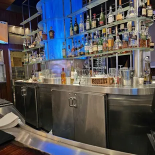 the bar area