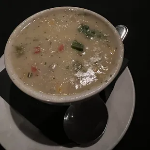 Crab and corn bisque